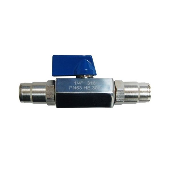 GRIFO 2 VIAS INOX SALIDA Ø.9.52 mm 63 BAR